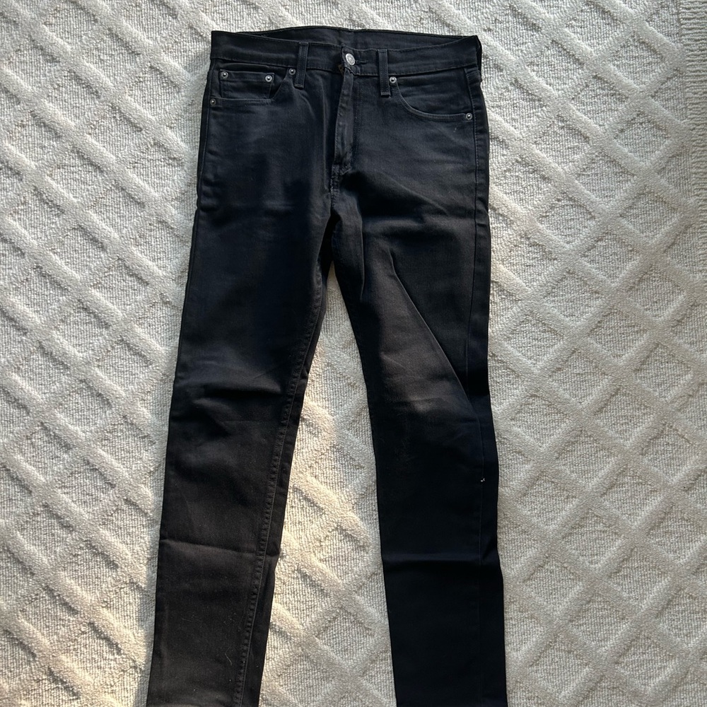 Levi's Black Slim Jeans Classic Denim Style